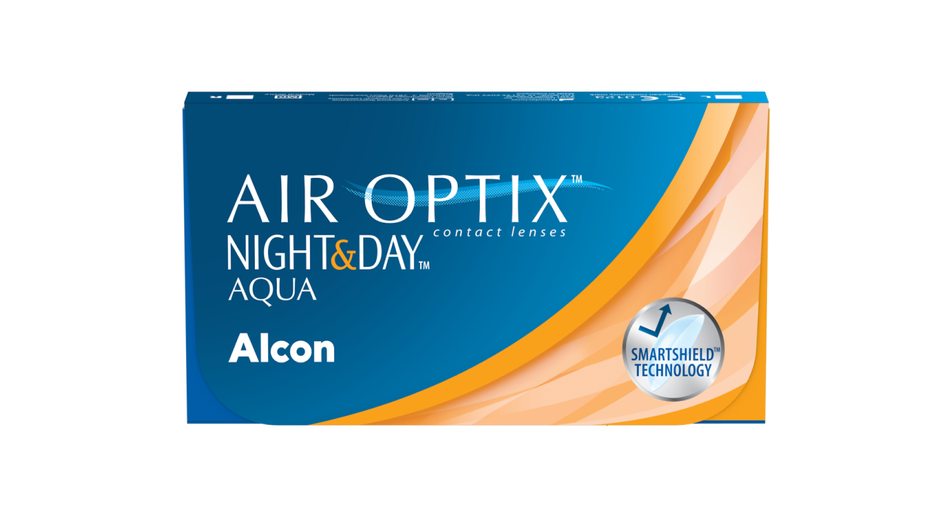 AIR OPTIX plus HydraGlyde contact lens pack