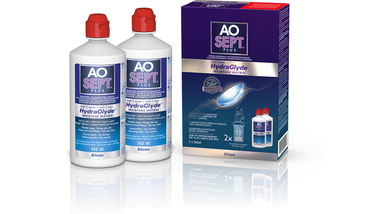 AOSEPT PLUS with HydraGlyde packshot