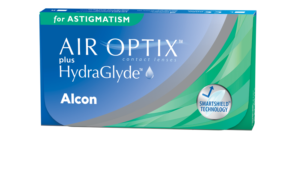 AIR OPTIX plus HydraGlyde for Astigmatism packshot