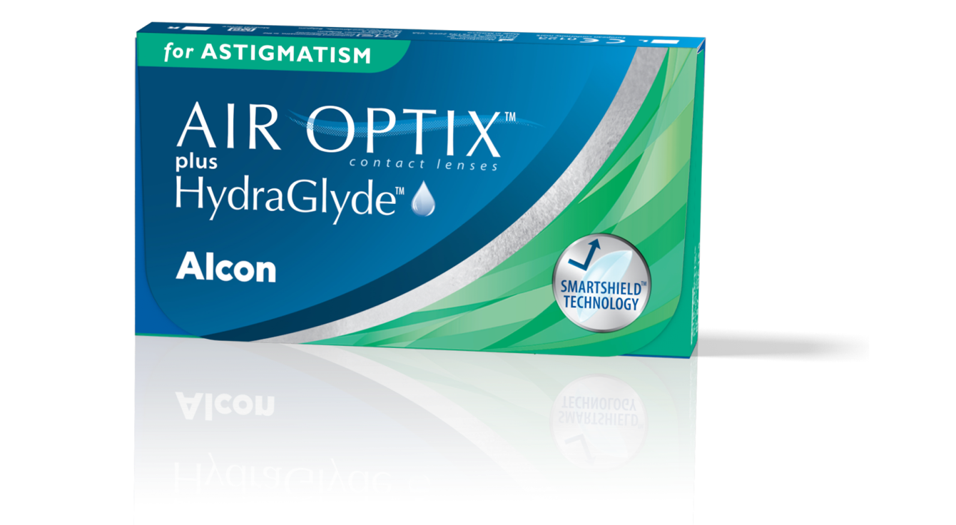 AIR OPTIX plus HydraGlyde for Astigmatism packshot