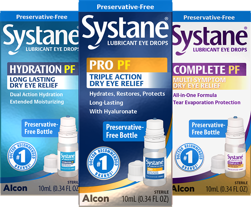 SYSTANE® LUBRICANT EYE DROPS family of products
