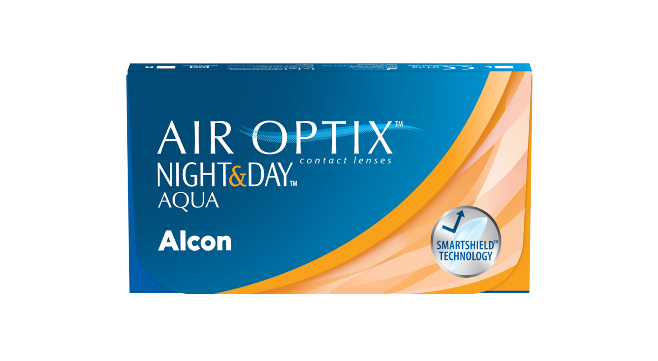 AIR OPTIX plus HydraGlyde contact lens pack